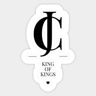 JC  KING OF KINGS Sticker